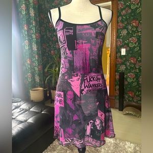 Dolls Kill Current Mood Mini Dress With Shrug